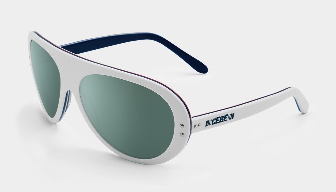 Lunettes Cébé Vintage 201 édition limitée numérotée design rétro bleu